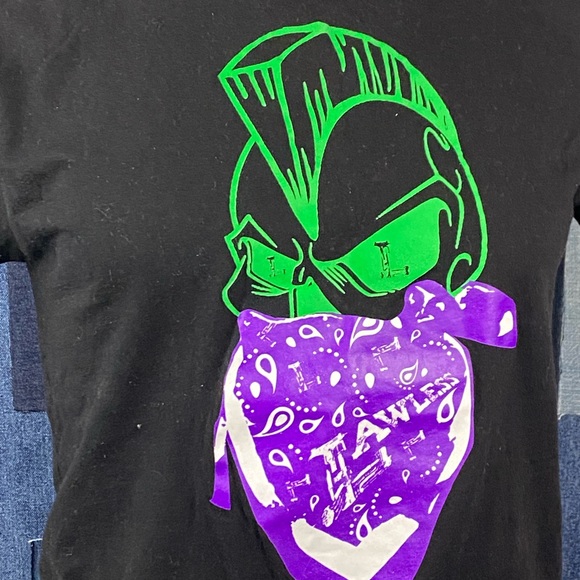 Lawless Mens Graphic Short Sleeve T-Shirt Sz L - Picture 2 of 6